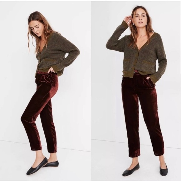 MADEWELL Kent Ex-Boyfriend Cardigan Sweater Tonal Herringbone XS - Picture 3 of 10